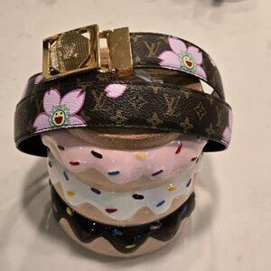 LV Style Daisy Belt